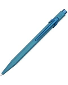 This is the Caran d'Ache 849 Ice Blue 'Claim Your Style Edition 3' Ballpoint Pen. 