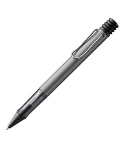 LAMY graphite ballpoint pen with transparent grip.