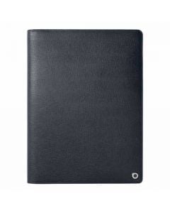 The blue A4 Tradition folder is made from a fine textured leather.