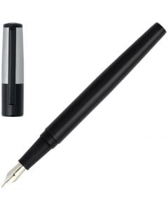 This Gear Minimal Black & Chrome Fountain Pen has been designed by Hugo Boss. 