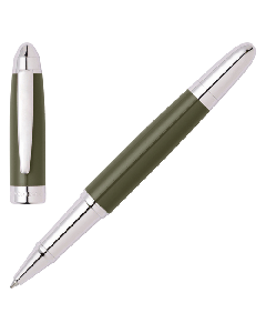 Icon Khaki & Chrome Rollerball Pen