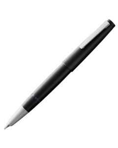 The LAMY black medium fountain pen in the 2000 collection has been made from a hi tech fibreglass material.