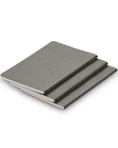The LAMY Softcover Set of 3 Paper Booklets Grey A5