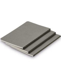 The LAMY Softcover Set of 3 Paper Booklets Grey A6 