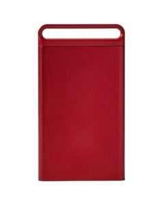 This Nomaday Red Business Card Case is designed by Lexon. 