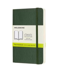 This Moleskine Green Leather Notebook is part of their Classic Collection.