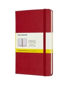 This Moleskine Classic Collection notebook is made from smooth red leather.