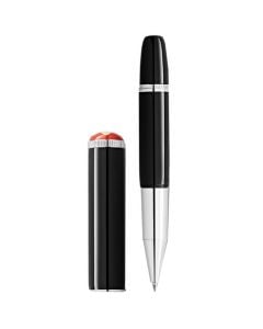 This Heritage Rouge et Noir 'Baby' Rollerball Fountain Pen was created by Montblanc. 