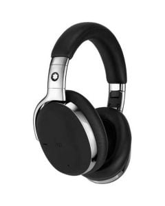 These are the Montblanc MB 01 Smart Travel Over-Ear Black Headphones. 