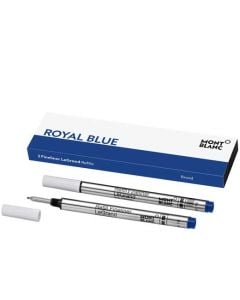 These are the Montblanc LeGrand Broad Royal Blue Fineliner Refill. 
