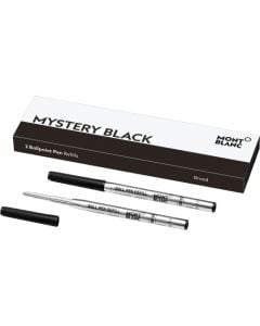 These are the Broad Mystery Black ballpoint pen refills created by Montblanc.
