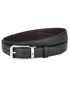 This Stainless Steel Reversible Trapeze Pin Buckle Business Line Saffiano Belt has been designed by Montblanc. 