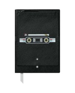 The Montblanc #146 Fine Stationery Black Notebook with Cassette Pocket