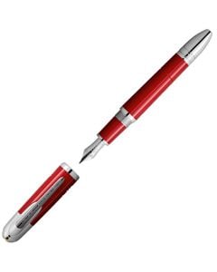 This is the Great Characters Special Edition Enzo Ferrari Fountain Pen designed by Montblanc. 