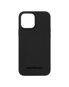 This is the Montblanc Meisterstück Selection Black iPhone 13 Pro Max Case with MagSafe. 