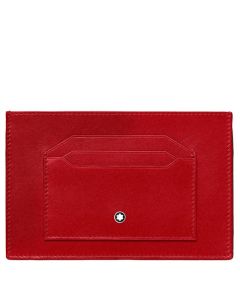 This Red Meisterstück 6CC Card Holder is made by Montblanc. 