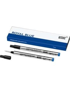 These are the fine LeGrand rollerball refills in royal blue from Montblanc.