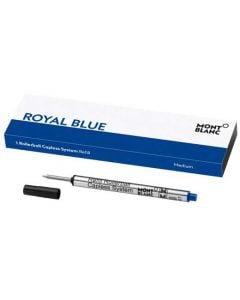 This is Montblanc's royal blue capless rollerball refill. 