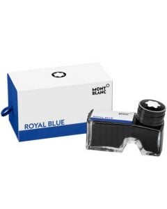 This is Montblanc's royal blue 60 ml ink bottle.