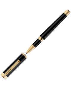 This Zero Black & Yellow Gold Rollerball Pen has been designed by Montegrappa. 