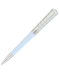 This Pastel Blue Liberté Spring Series Ballpoint Pen is designed by S.T. Dupont Paris. 