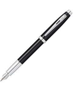 This 100 Glossy Black Lacquer Fountain Pen is designed by Sheaffer.