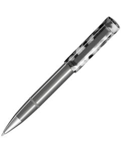 This Stonewash Grey Perfecta Ballpoint Pen has been designed by TIBALDI.