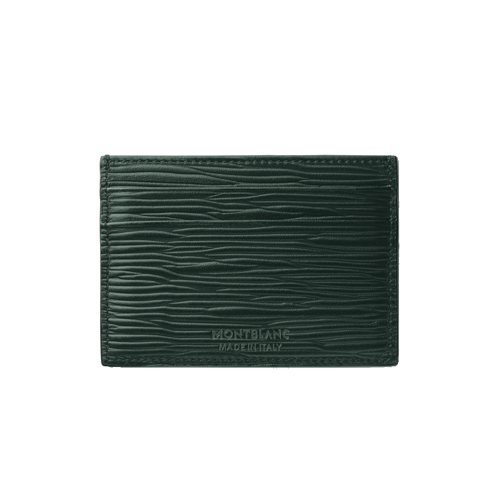 Italian Pebbled Leather Card Case