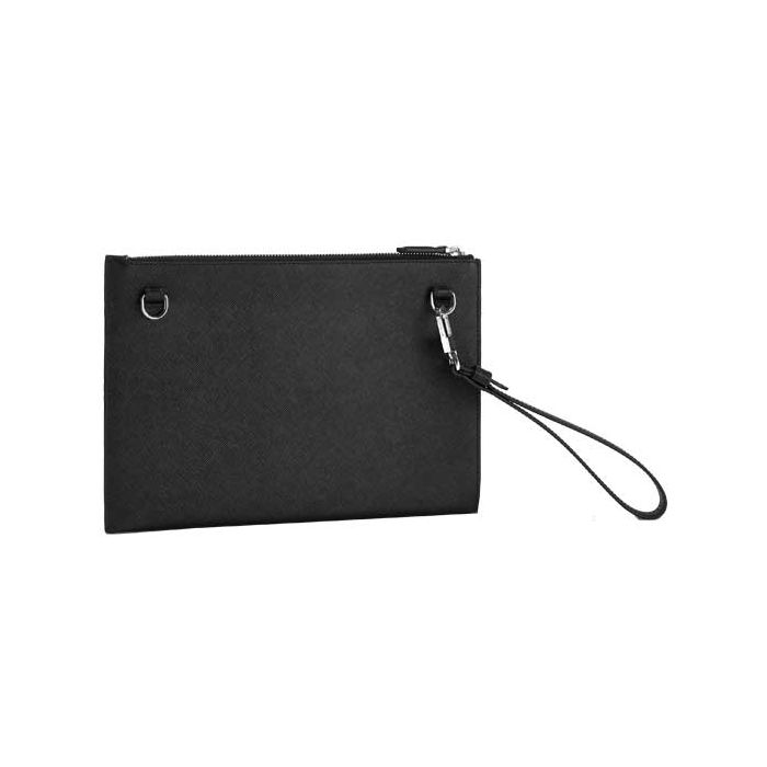TAH Envelope Slim Leather Clutch and Shoulder Bag